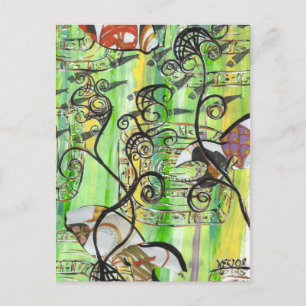 Carte Postale Poisson de chaussures 2