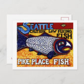 Carte Postale Poisson de la place du brochet (Devant / Derrière)