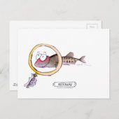 Carte Postale Poisson de méné, tony fernandes (Devant / Derrière)