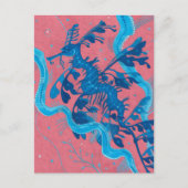 Carte Postale Poisson de mer de dragon de mer feuillu Peinture s (Devant)