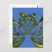 Carte Postale Poisson de plumes (Devant / Derrière)