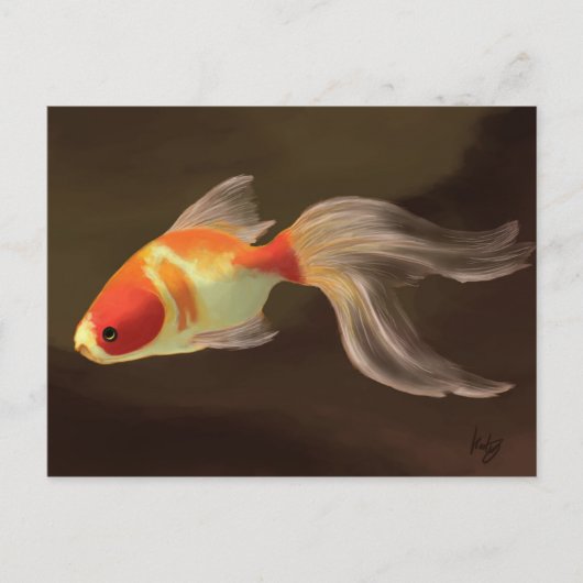 Carte Postale Poisson d'or (Devant)