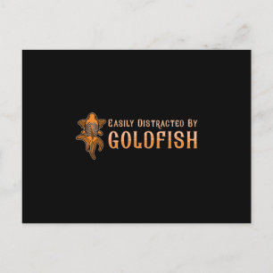 Carte Postale Poisson D'Or Facilement Distrait Par Poisson D'Ore