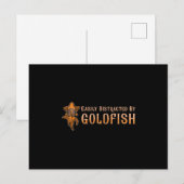 Carte Postale Poisson D'Or Facilement Distrait Par Poisson D'Ore (Devant / Derrière)