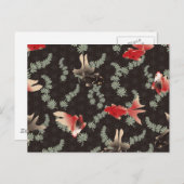 Carte Postale Poisson d'or japonais (Devant / Derrière)