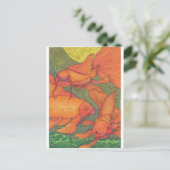 Carte Postale Poisson d'or - Koi (Debout devant)