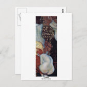 Carte Postale Poisson D'Or, Par Klimt Gustav (Devant / Derrière)