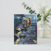 Carte postale Poisson en verre (Debout devant)