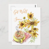 Carte Postale Poisson et soupe (Devant / Derrière)