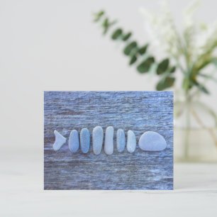 Carte Postale Poisson Formé Rock Art