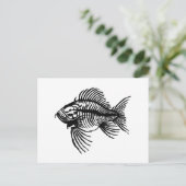 Carte Postale Poisson fossile (Debout devant)