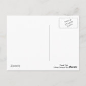 Carte Postale Poisson fossile (Dos)