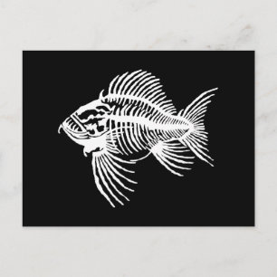 Carte Postale Poisson fossile