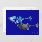 Carte Postale Poisson Info (Devant / Derrière)