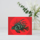 Carte postale Poisson Lion (Debout devant)