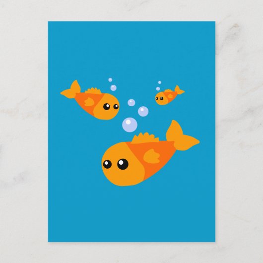 Carte Postale Poisson mignon (Devant)