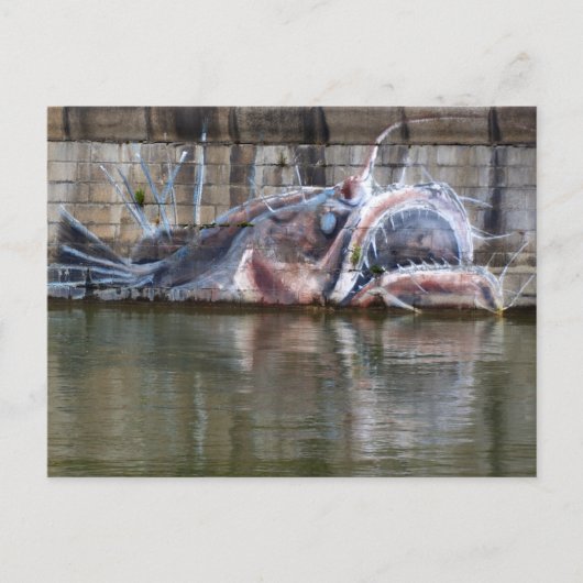 Carte Postale Poisson-pêcheur (Devant)