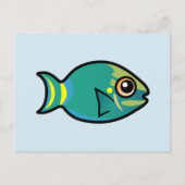 Carte Postale Poisson-perroquet mignon Stoplight (Devant)