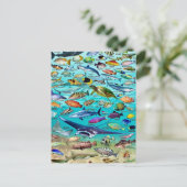 Carte postale Poisson & Plus de Poisson (Debout devant)
