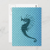 Carte Postale Poisson Pointe Polka III (Devant / Derrière)