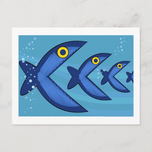 Carte Postale Poisson poisson (Devant)