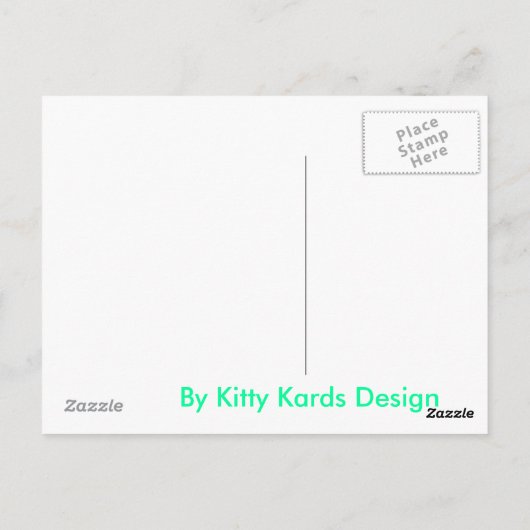 Carte Postale Poisson PostCard (Dos)