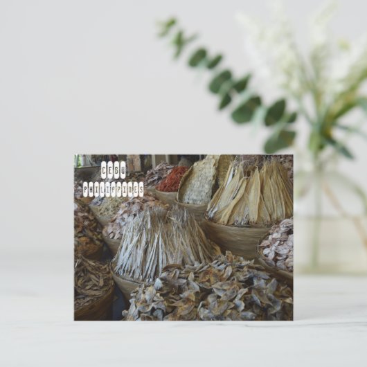 Carte Postale Poisson séché à Cebu (Debout devant)