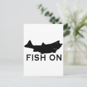 Carte Postale Poisson sur (Debout devant)