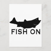 Carte Postale Poisson sur (Devant)