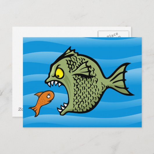 Carte Postale Poisson taupe (Devant / Derrière)