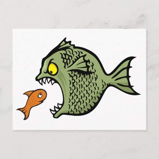 Carte Postale Poisson taupe (Devant)