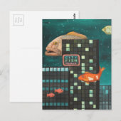 Carte Postale Poisson urbain (Devant / Derrière)