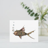 Carte Postale Poisson vapeur (Debout devant)