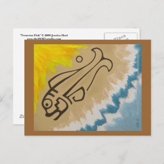 Carte postale Poisson Veracruz (Devant / Derrière)
