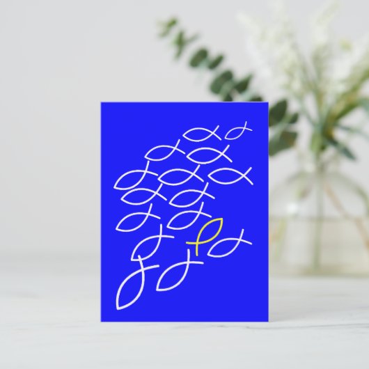 Carte Postale Poissons (Debout devant)