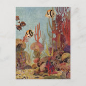 Carte Postale Poissons-anges en corail, poissons tropicaux Vinta (Devant)