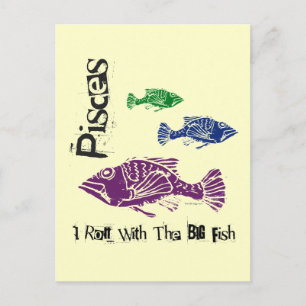 Carte postale Poissons Big