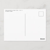 Carte Postale Poissons colorés 2 (Dos)