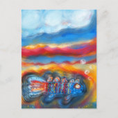 Carte Postale Poissons en mer (Devant)