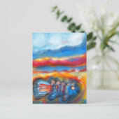 Carte Postale Poissons en mer (Debout devant)