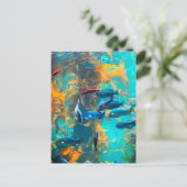 Carte Postale Poissons et algues (Debout devant)