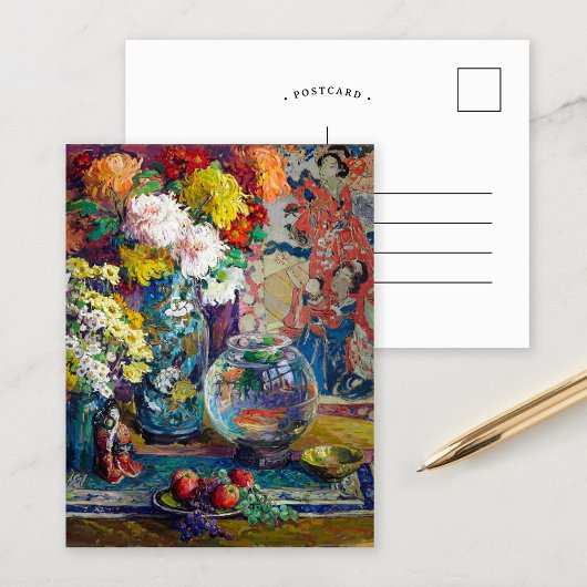 Carte Postale Poissons, Fruits et Fleurs | Kathryn E. Cherry