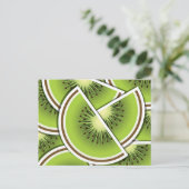 Carte Postale Poissons funky kiwi (Debout devant)