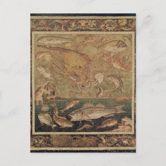 Carte Postale Poissons, mollusques et crustacés (Devant)