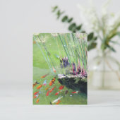 Carte Postale Poissons rouges (Debout devant)
