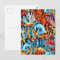 Poissons Tropicaux Couleurs Vives Ambiance Été
