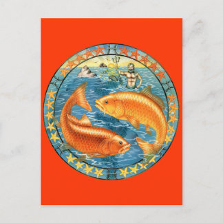 Carte Postale Poissons Zodiac - Customisez-le !