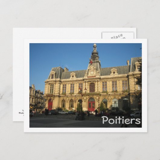 Carte Postale Poitiers (Devant / Derrière)
