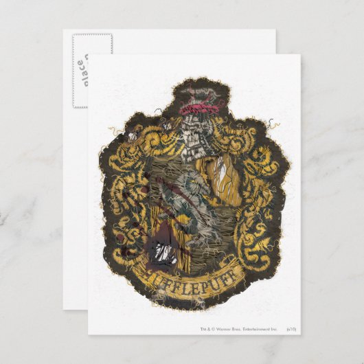 Carte Postale Poitrine de Hufflepuff - Détruite (Devant / Derrière)