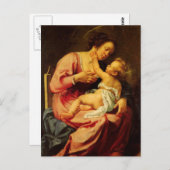 Carte Postale poitrine de marie (Devant / Derrière)